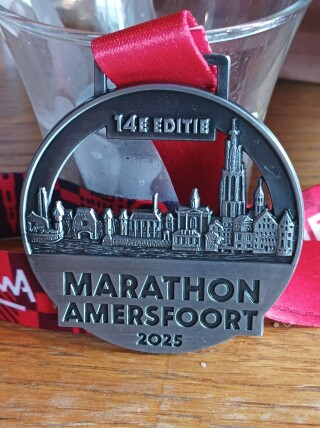 KWA medaille marathon amersfoort